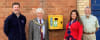 The installation of a new AED unit at Sidmouth