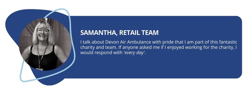 testimonial from samantha of the DAA retail team