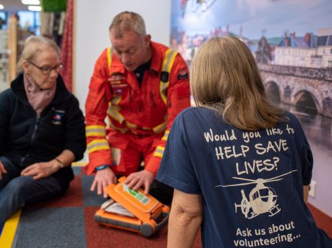 Help with all your heart CPR volunteer