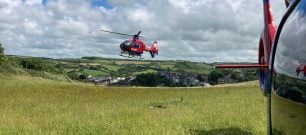 Two Devon Air Ambulance aircraft