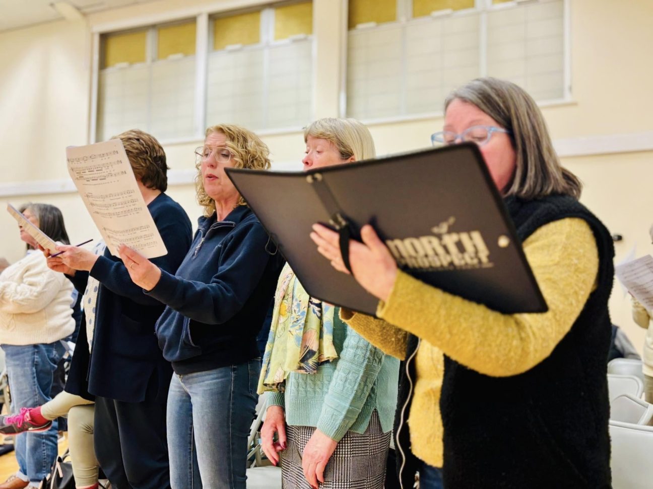 ladies singing in choir