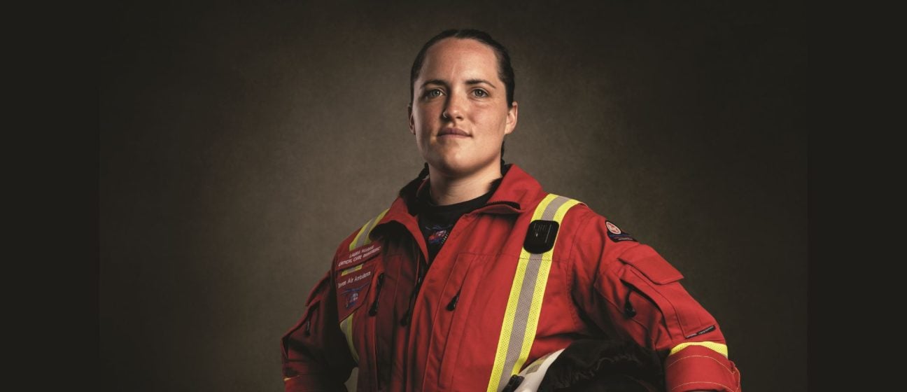 Critical Care paramedic Laura Anderson-Thomas