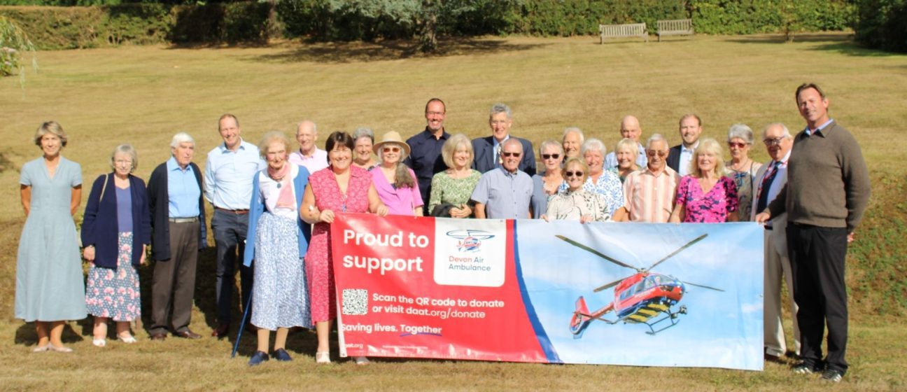 DAA Founder Ann Ralli at celebration at her former Sidbury home