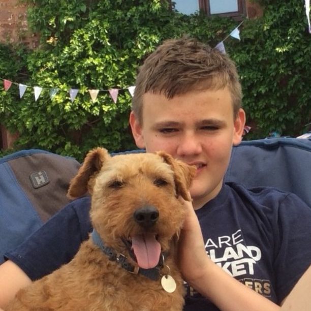 Freddie and his dog
