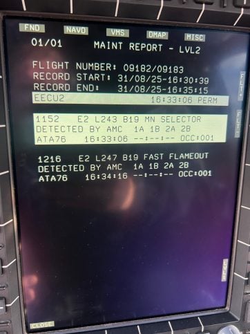 Fault codes