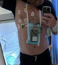 Dean's stay in hospital.