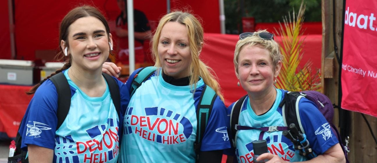 Heli Hike participants