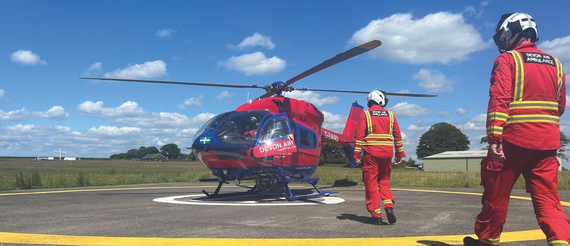 Our crew approaching the aircraft.